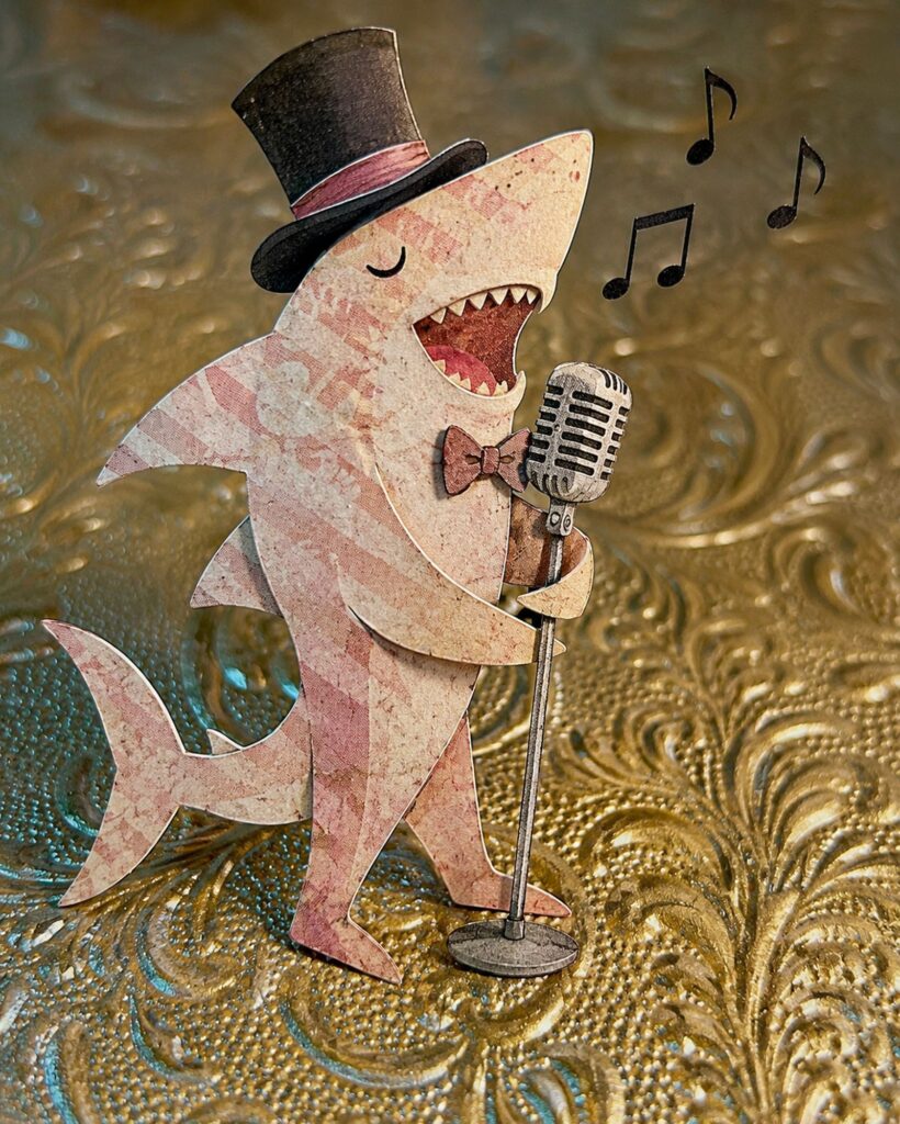 Ein Haifisch aus Papier