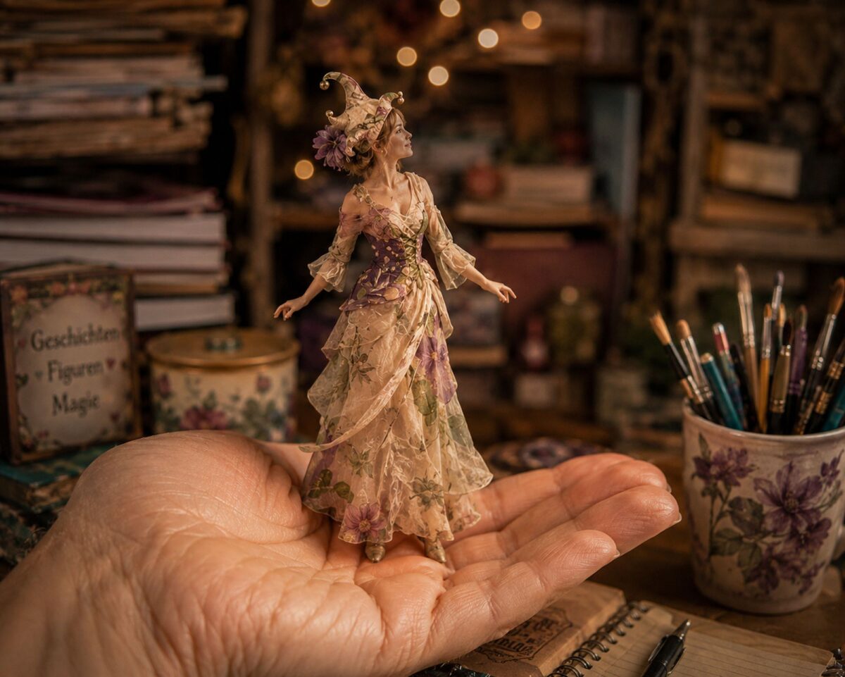 Delfa, Figur in meiner Hand