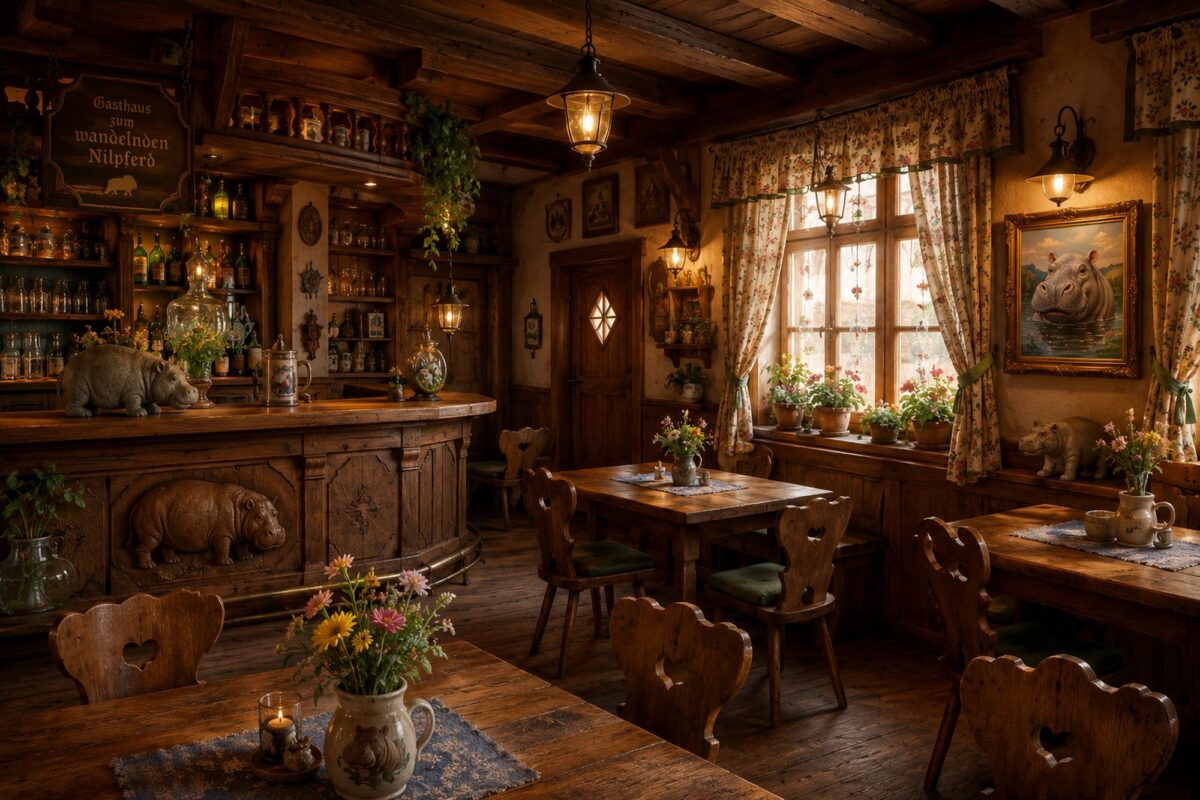 Wirtsraum des wandelnden Nilpferdes